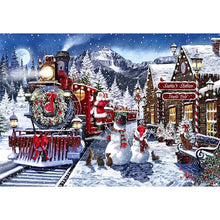 Clementoni Impossible Puzzle Train Station With Santa 500 Pieces