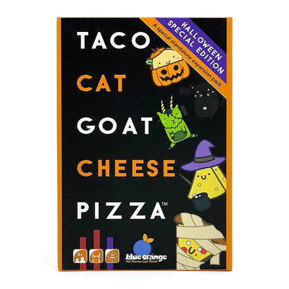 Blue Orange Games Taco Cat Goat Cheese Pizza Halloween Edition Game