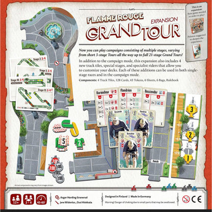 Flamme Rouge - Grand Tour Expansion Game