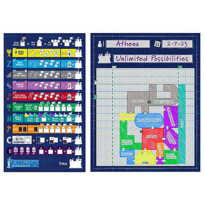 Bezier Games Blueprints of Mad King Ludwig Game
