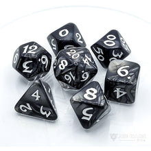 Die Hard Dice 7pc RPG Set - Elessia - Shale with White