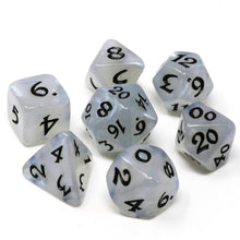 Die Hard Dice 7pc RPG Set - Elessia Kybr - Peace with Black