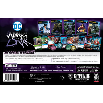 DC Deck Building Game Dark Justice League Dark Standalone Game