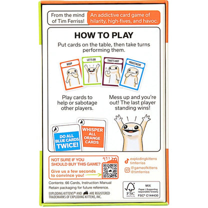 Asmodee Coyote Small Box By Exploding Kittens Game