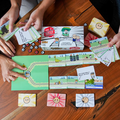 Joking Hazard Trial by Trolley Game
