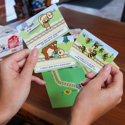Joking Hazard Trial by Trolley Game