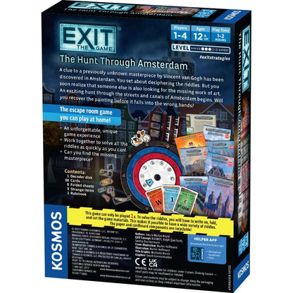 Kosmos Exit the Game The Hunt Through Amsterdam Game