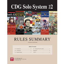 CDG Solo System Pack 2 Game