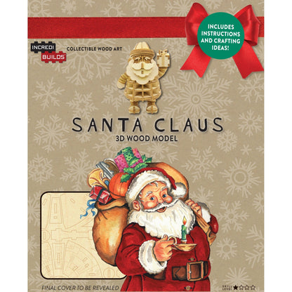 Incredibuilds Christmas Holiday Collection Santa Claus Toy