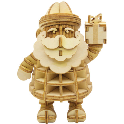 Incredibuilds Christmas Holiday Collection Santa Claus Toy