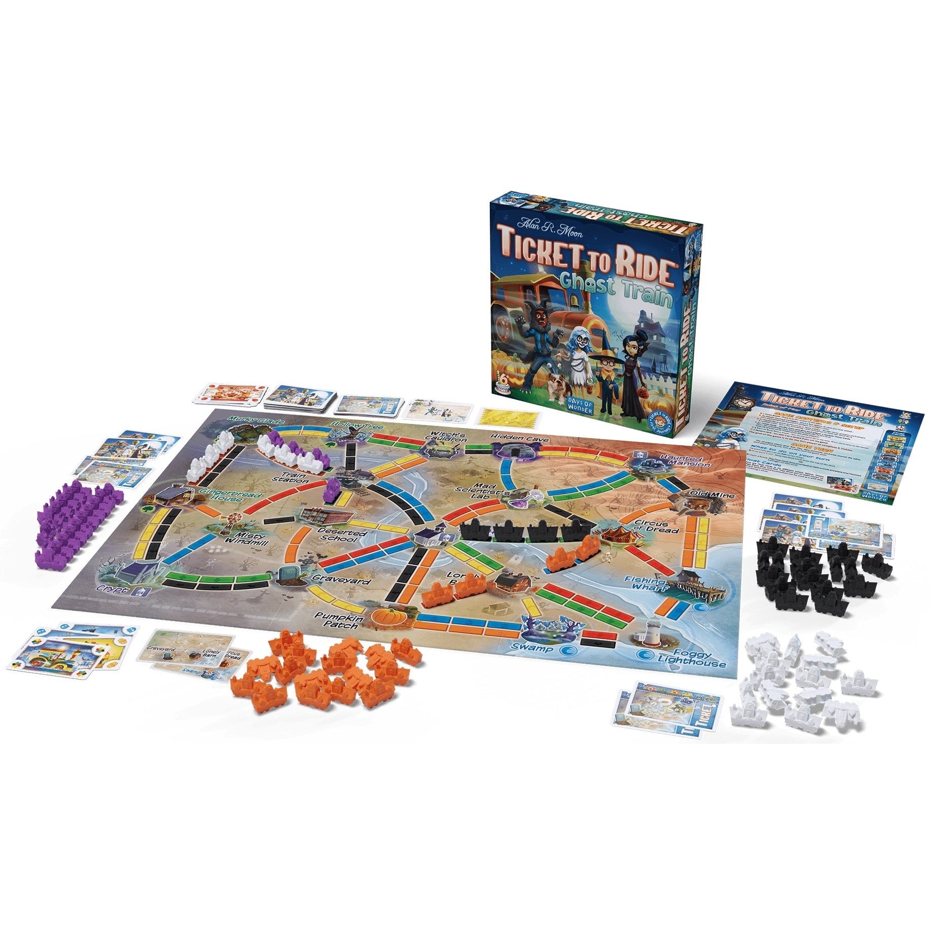 Ticket to Ride Ghost Train Game – SuperGamers