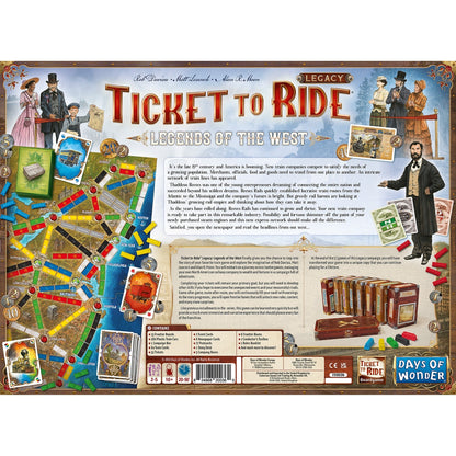 Ticket to Ride Legacy - Legends of the West Game