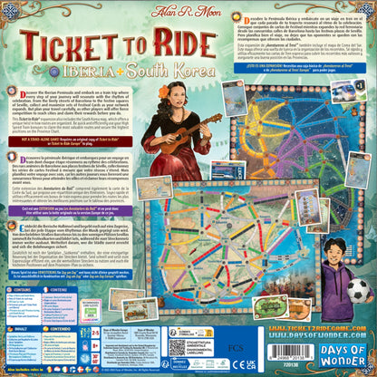 Ticket to Ride Map Collection Volume 8 Iberia & South Korea Game