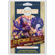 Keyforge Genesys - Secrets of the Crucible Mutant Invasion Game