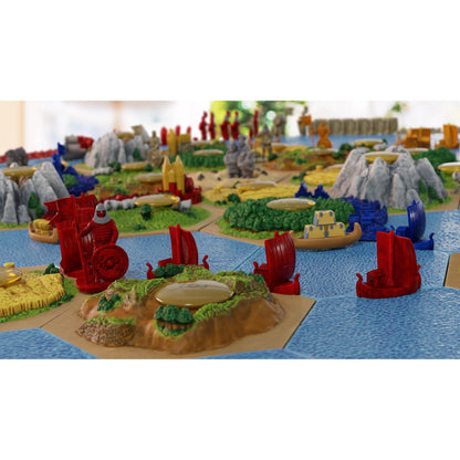 Catan 3D Edition Seafarers and Cities and Knights Expansion Game