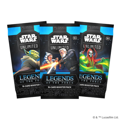 Star Wars Unlimited -  Legends of the Force Booster Display