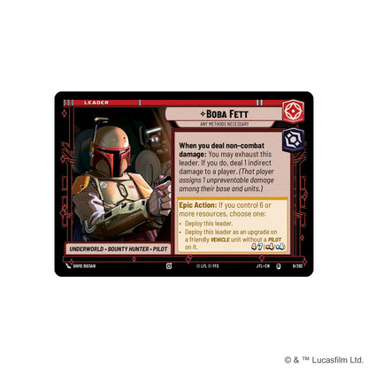 Star Wars Unlimited - Jump to Lightspeed Spotlight Deck Display