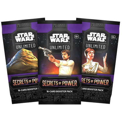 Star Wars Unlimited - Secrets of Power Booster Display