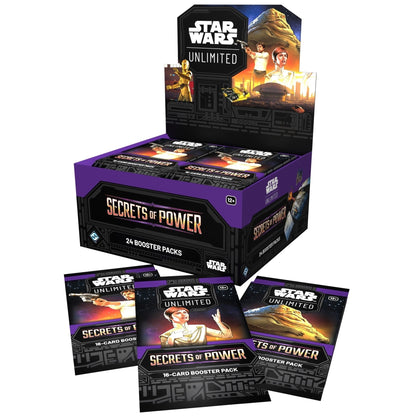 Star Wars Unlimited - Secrets of Power Booster Display