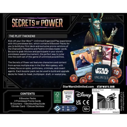 Star Wars Unlimited - Secrets of Power Prerelease Box