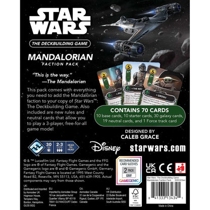 Star Wars The Deckbuilding Game - Mandalorian Faction Pack expansion Game