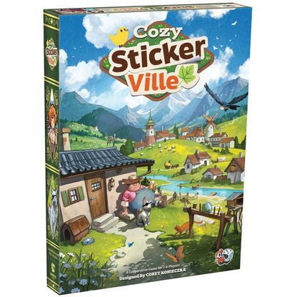Asmodee Cozy Stickerville Game