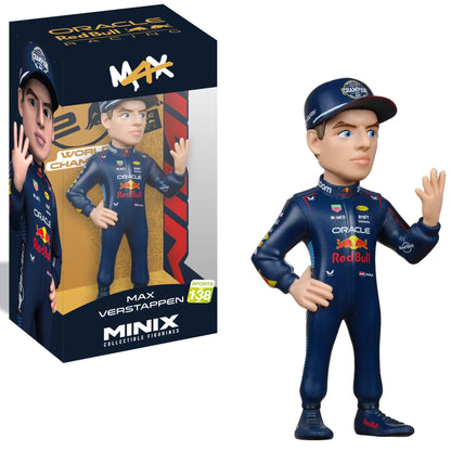 MINIX F1 Red Bull Max Verstappen 4 Time World Champion 133 Figurine