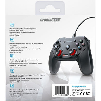 PS3/PC dreamGEAR Shadow Wired Controller Game