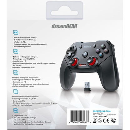 PS3/PC dreamGEAR Shadow Pro Wireless Controller Game