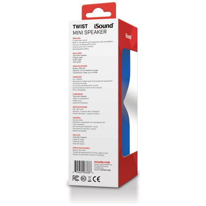 iSound Bluetooth Twist Mini Speaker - Blue