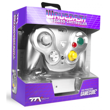 NGC Gamecube Wireless Wavedash 2.4GHZ Controller - Silver Game