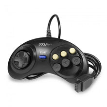 Megadrive Controller Wired 6 Button RetroPad Game