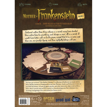 Arcane Wonders Mother of Frankenstein Volume 1 Game