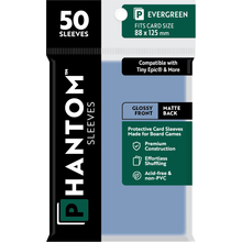 Phantom Sleeves: Evergreen Size 88mmx125mm - Gloss/Matte 50