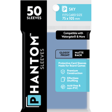 Phantom Sleeves: Sky Size 75mmx105mm - Gloss/Matte 50