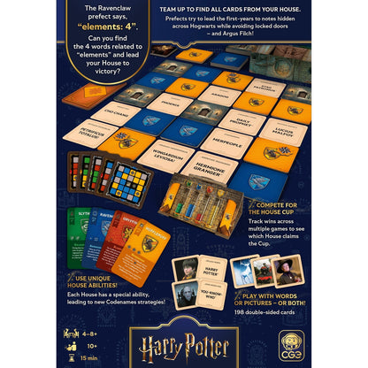 Codenames Back to Hogwarts Game