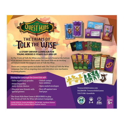 The Quest Kids The Trials of Tolk the Wise Expansion Game