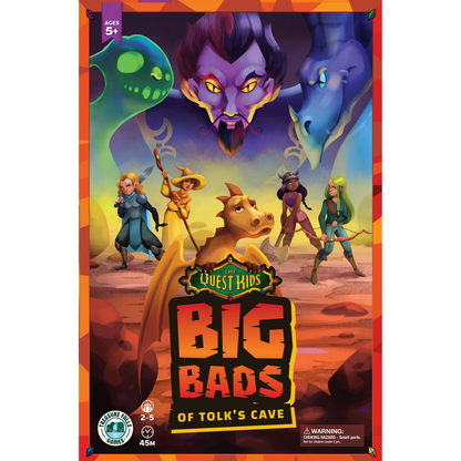 The Quest Kids Big Bads of Tolk's Cave Expansion Game