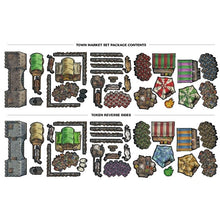 GTG Minis Tabletop Tokens - Town Market Set Game