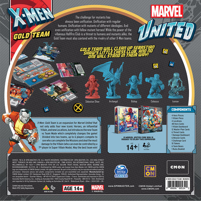 Marvel United X-Men Gold Team Game