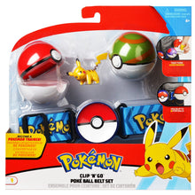 Pokemon Clip n Go Pokeball Belt Set 4 in the Assortment Figurine