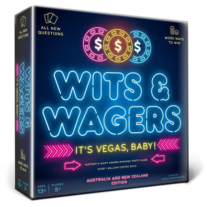 Wits & Wagers It's Vegas Baby - Australia and New Zealand Edition Game