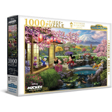 Harlington Thomas Kinkade Puzzle Disney Mickey and Minnie in Japan 1,000 Pieces