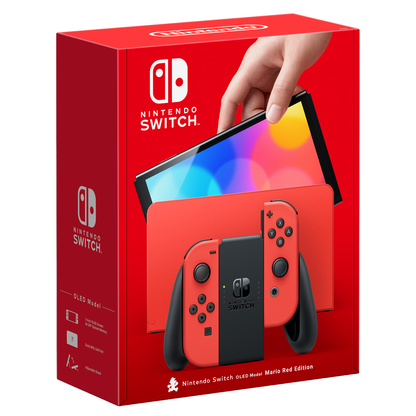 Nintendo Switch OLED Model Console: Mario Red Edition Game
