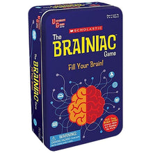 Tinned Game -Scholastic The Brainiac Game Game