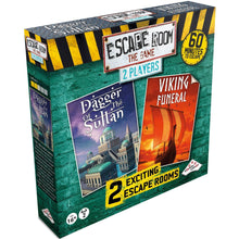 Escape Room The Game 2 Players - Dagger Of The Sultan and Viking Funeral Game