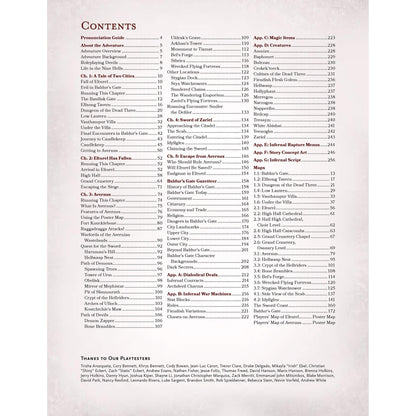 D&D Dungeons & Dragons Baldurs Gate Descent into Avernus Hardcover