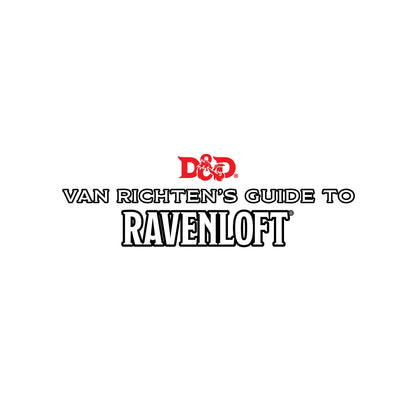 D&D Dungeons & Dragons Van Richtens Guide to Ravenloft Hardcover