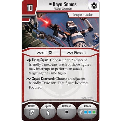 Star Wars Imperial Assault Kayn Somos Villain Pack Game