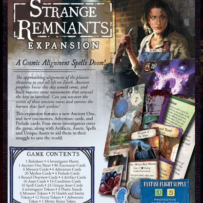 Fantasy Flight Games Eldritch Horror Strange Remnants Expansion Game